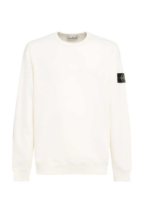 felpa 6100060 uomo avorio STONE ISLAND | L1S15 6100060 S0051V0093